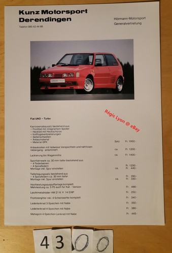 Hormann motorsport fiat - fiat, uno