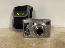 Fotocamera digitale Sony Cybershot DSC-W5 5,1 megapixel argento testatA