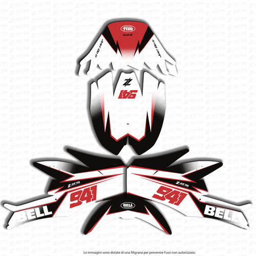 Kit adesivi grafiche casco