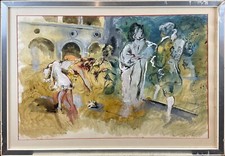 Franco Murer Carlo Goldoni e Carnevale Veneziano 2 grandi opere uniche 900 IT