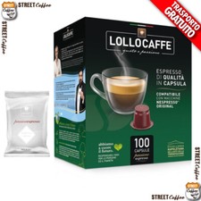 100 200 300 a 800 Capsule Compatibili Nespresso caffè Lollo Miscela Argento
