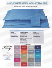 Completo lenzuola letto 100%