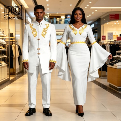 Abiti sposa coppia africana - da,