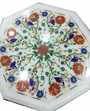 Tavolino angolare in marmo 12"