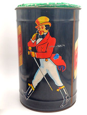 JOHNNIE WALKER RED LABEL WHISKY , BIDONE LATTA PUBBLICITARIO