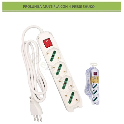 Multipresa prolunga elettrica