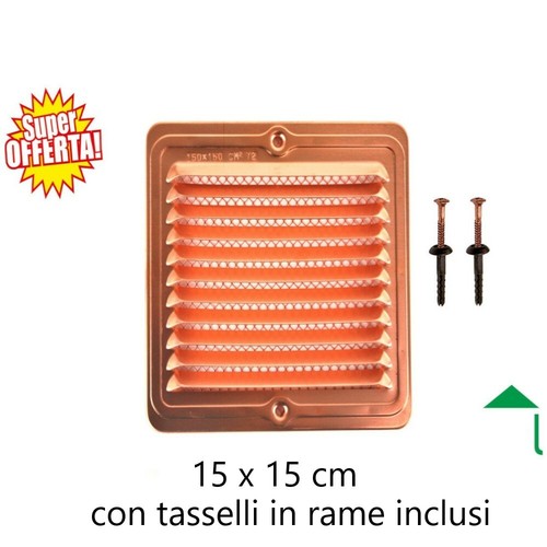 Griglia aerazione rame x - griglia, 15