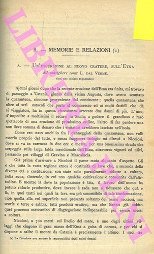 Dal verme un escursione - verme, l.