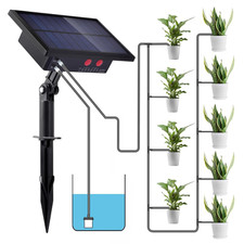 Irrigazione Automatica Solare, Kit Irrigazione a Goccia Con Timer, Impianto Irri