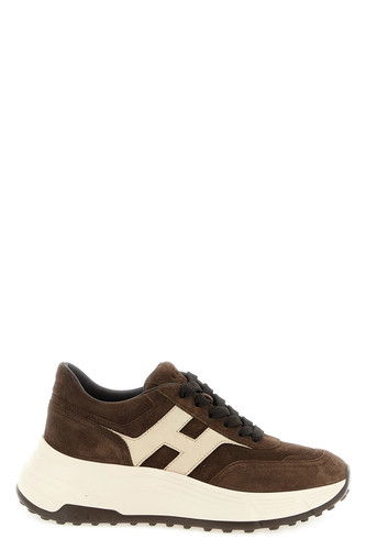 Hogan brown suede - brown,