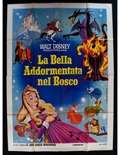 manifesto LA BELLA ADDORMENTATA NEL BOSCO Sleeping Beauty walt disney A381