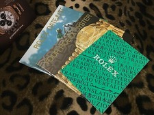 9. 1996 BOOKLET SET 3X LIBRETTO ENG ROLEX DATEJUST 16234 16233 16264 16263...