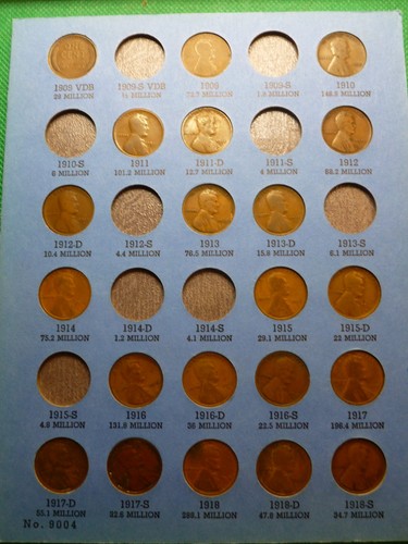 1909 1940 lincoln - 1909-1940, penny