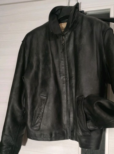 Giubbotto bomber pelle - in,