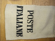 Sacca juta Posta Poste Italiane anni 70 lettere postino sacco vintage 