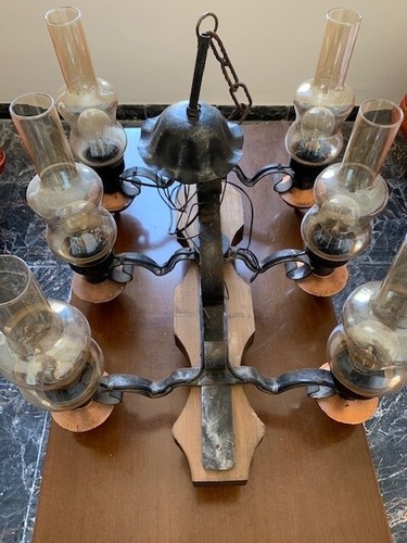 Lampadario stile rustico - rustico, 6