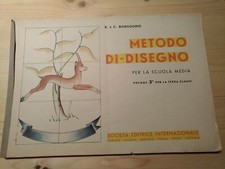 Libro Metodo di Disegno per la Scuola Media Vol. 3° per la terza classe