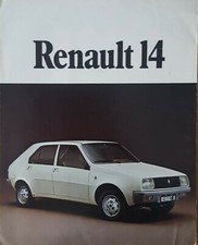 DEPLIANT - RENAULT 14 - IN ITALIANO