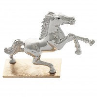 Horse figurine gold - horse, and
