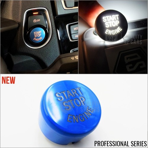 Pulsante start stop - blu, per