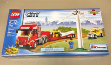 LEGO City 7747 Trasporto Turbina Eolica NUOVO! Semirimorchio letto piatto mulino a vento città