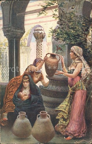 Harem donna porta acqua