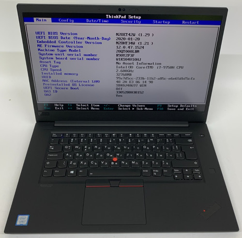 Lenovo thinkpad gen 15 - p1, 15"