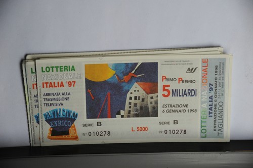 Biglietto lotteria nazionale - lotteria,