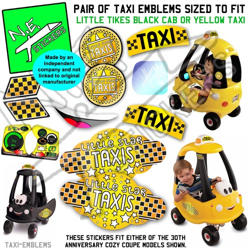 Adesivi taxi gialli - taxi, di