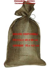 SACCO - SACCHI  JUTA - IUTA caffe caffeè - agricolo  COLORE AVANA 70x121 cm