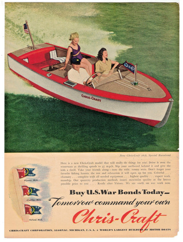 Vintage 1945 chris craft - 1945,
