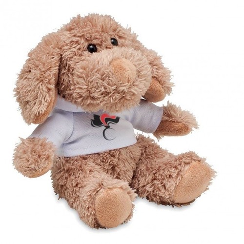 Cane cagnolino peluche seduto - peluche,