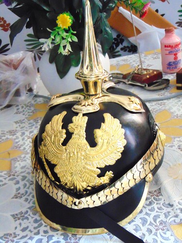 German pickelhaube helmet - german,