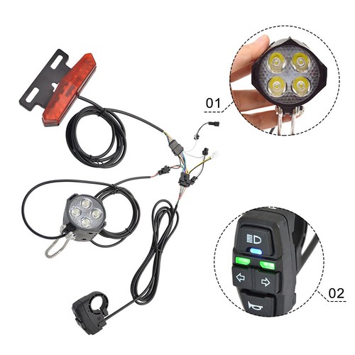 Kit luci per bike - luci, e-bike