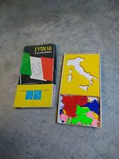 Didattica Vintage Italia Geografia regioni comporre disegnare Anni 60 La Scuola 
