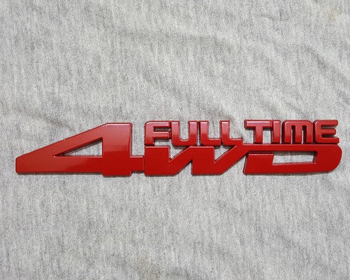 Metal red 4wd - red, 4x4