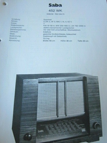 Schema elettrico radio saba - elettrico,