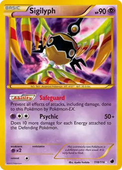 Sigilyph 118 116 pokemon - sigilyph,