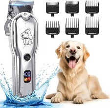 Tosatrice per Cani Pelo Lungo Kit Professionale Display a LED IPX7 Impermeabile