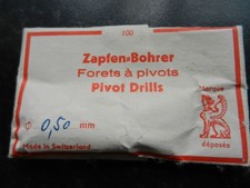 Trapano perno tornio orologiaio 0,50 mm