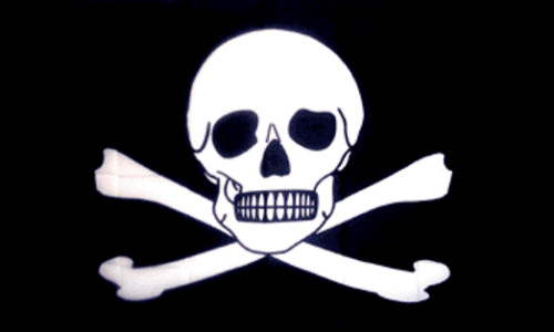 Bandiera pirata grande 3x5 - pirata,