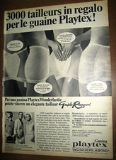 PUBBLICITA VINTAGE PLAYTEX intimo donna advertising werbung anni 60