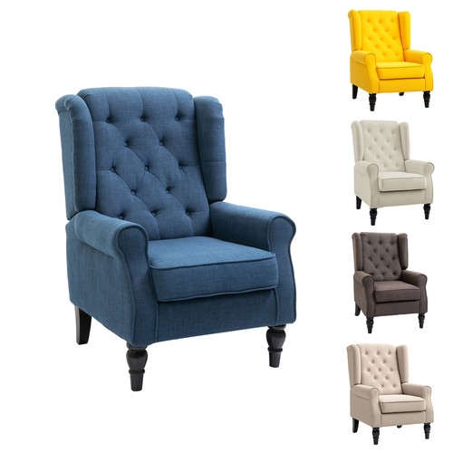 Homcom poltrona stile - poltrona,