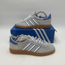 Adidas Originals Handball Sonder Retro Scarpe da Ginnastica in Pelle Halo Blu - Uomo UK 7,5
