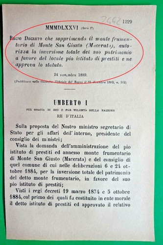 Monte san giusto regio - san, giusto-regio