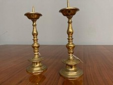 Coppia candelabri in bronzo