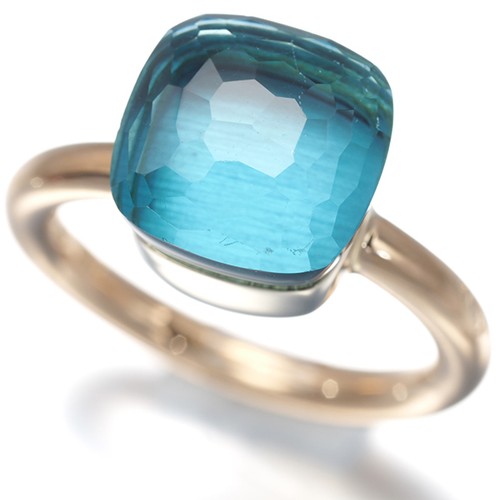 Auth pomellato ring topaz nudo - auth,
