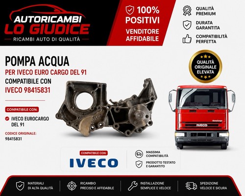 Pompa acqua per iveco - acqua,
