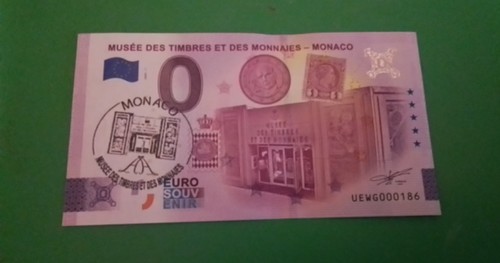 Billet euro souvenir - , monaco