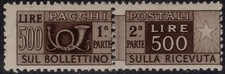 REPUBBLICA 1946-51 PACCHI